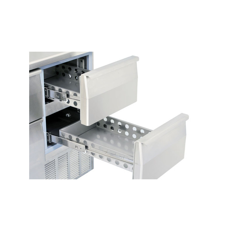 Table réfrigérée GN1/1 inox CRD 96A - Cool Head  au meilleur prix sur Restock CHR