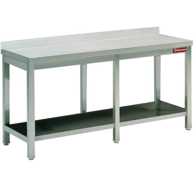 Table de travail  sous tablette  bord arrière - Diamond  au meilleur prix sur Restock CHR