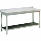 Table de travail  sous tablette  bord arrière - Diamond  au meilleur prix sur Restock CHR