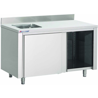 Table Armoire Adossee Du Chef Portes Couliss. Prof. 700 - Restock CHR  au meilleur prix sur Restock CHR