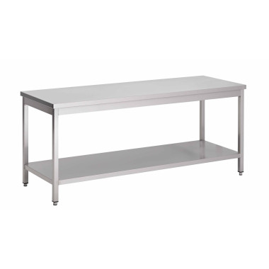 Table Centrale Avec 1 Sous-Tablette Prof. 700 - Restock CHR  au meilleur prix sur Restock CHR