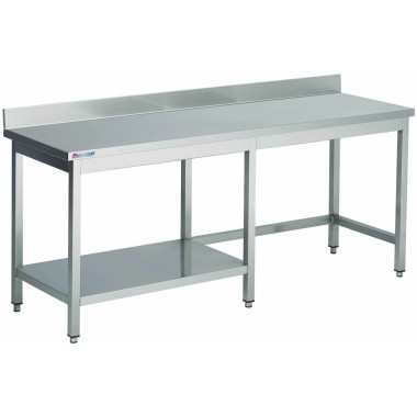 Table Adossee Avec Demi Sous-Tablette Prof. 500 - Restock CHR  au meilleur prix sur Restock CHR