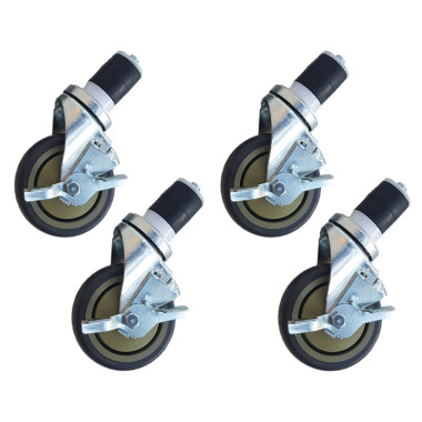 WT SQ Roues set de 4 - avec freins - 5 Inch / 12.7 cm - Maxima  au meilleur prix sur Restock CHR