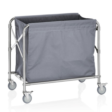 Acier inoxydable, Nylon Chariot à linge 80 x 50 x 85 cm inox nylon professionnel - Was Germany  au meilleur prix sur Restock CHR