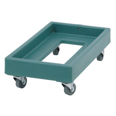 Chariot Camdolly cageots et caisses - 41 x 74.5 x 21.5 cm - Bleu Ardoise - Cambro  au meilleur prix sur Restock CHR