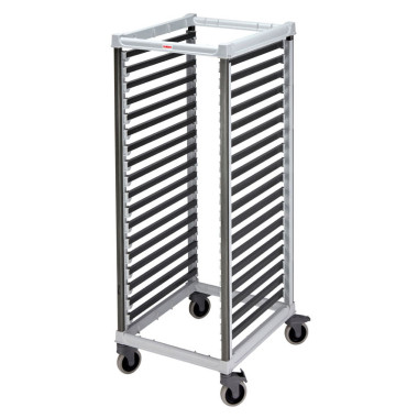 Echelle mobile GN2/1 - 18 niveaux GN - 83.5 x 64.5 x 170 cm - Gris Moucheté - Cambro  au meilleur prix sur Restock CHR