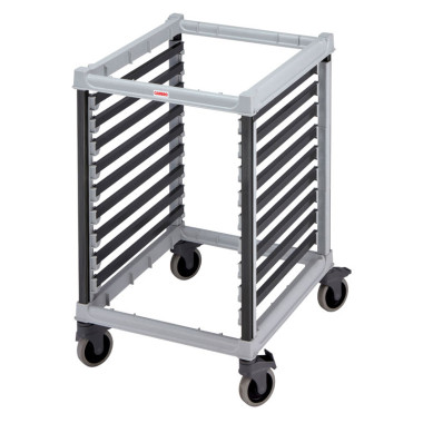 Chariot GN 2/1- 18 Bacs - 83.5 x 64.5 x 101.6 cm - Gris Moucheté - Cambro  au meilleur prix sur Restock CHR