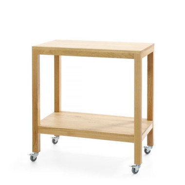 Chariot de service en chêne Madère - 820x460x(h)850 mm - Finedine  au meilleur prix sur Restock CHR