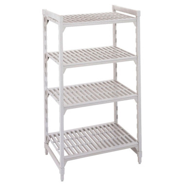 Etagère 4ét. claire-voie 400 x 680 x 1800 mm blanc moucheté - Cambro  au meilleur prix sur Restock CHR