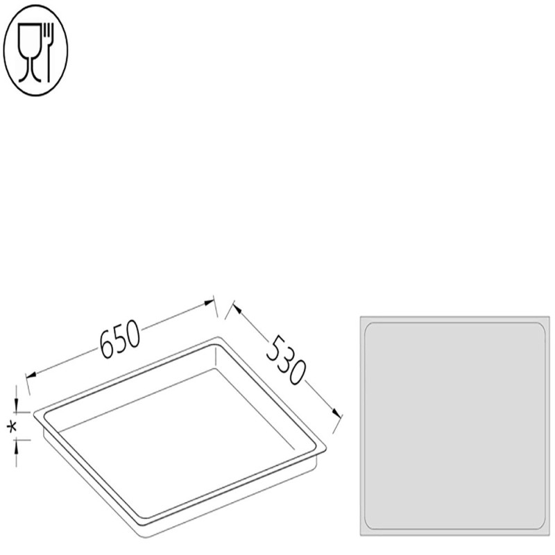 Bac inox h. 150mm GN - cap. 43.1lt - Diamond  au meilleur prix sur Restock CHR