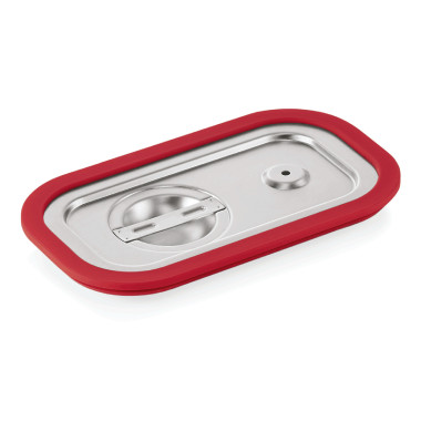 Couvercle transport inox GN 1/4 joint silicone GN CORE professionnel - Was Germany  au meilleur prix sur Restock CHR