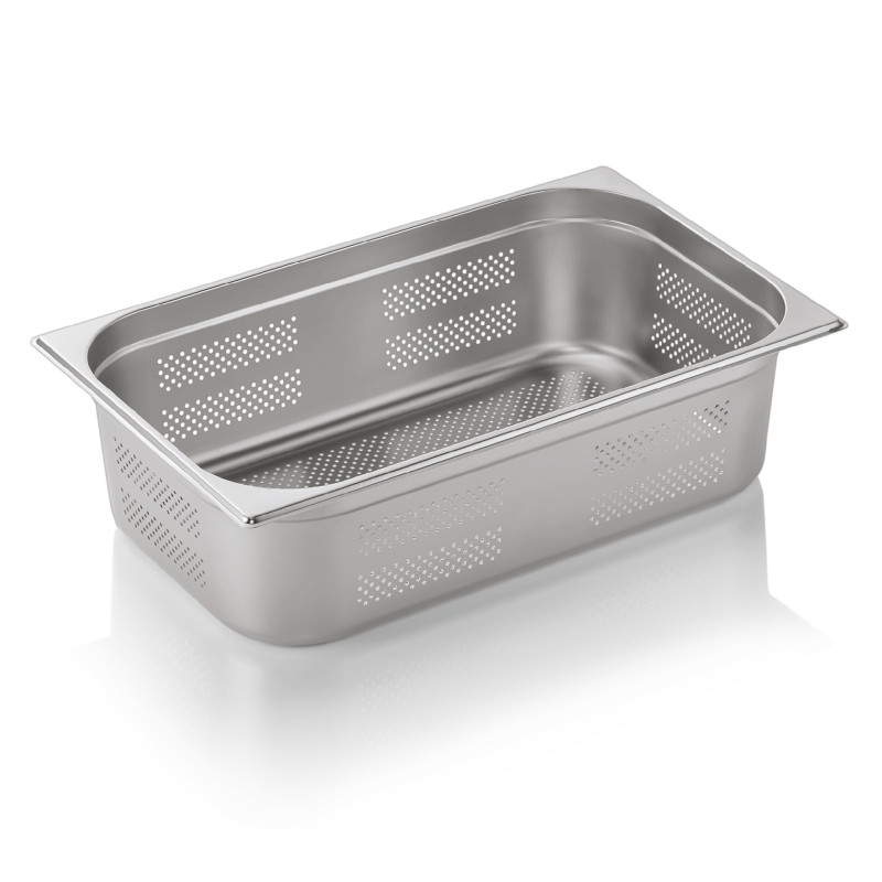 Bac inox perforé fond et côtés GN 1/1 H 150 mm 20 ltr GN CORE professionnel - Was Germany  au meilleur prix sur Restock CHR