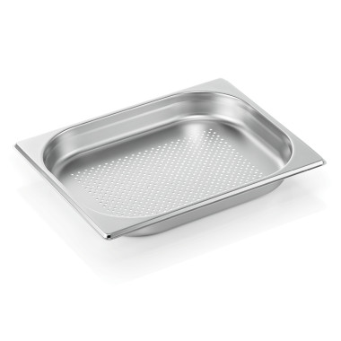 Bac inox perforé fond GN 1/2 H 40 mm 2 ltr GN CORE professionnel - Was Germany  au meilleur prix sur Restock CHR