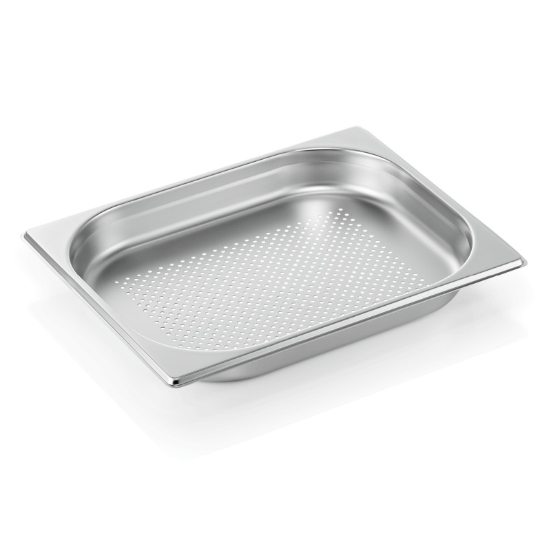 Bac inox perforé fond GN 1/2 H 40 mm 2 ltr GN CORE professionnel - Was Germany  au meilleur prix sur Restock CHR