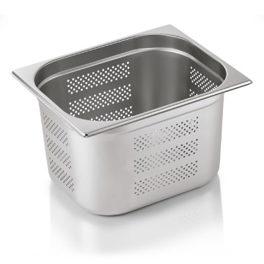 Bac inox perforé fond et côtés GN 1/2 H 200 mm 11,5 ltr GN CORE professionnel - Was Germany  au meilleur prix sur Restock CHR