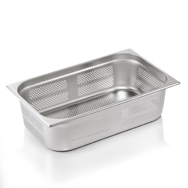 Bac inox perforé fond et côtés GN 1/1 H 150 mm 20 ltr (x6) GN ESSENTIALS professionnel - Was Germany  au meilleur prix sur Resto