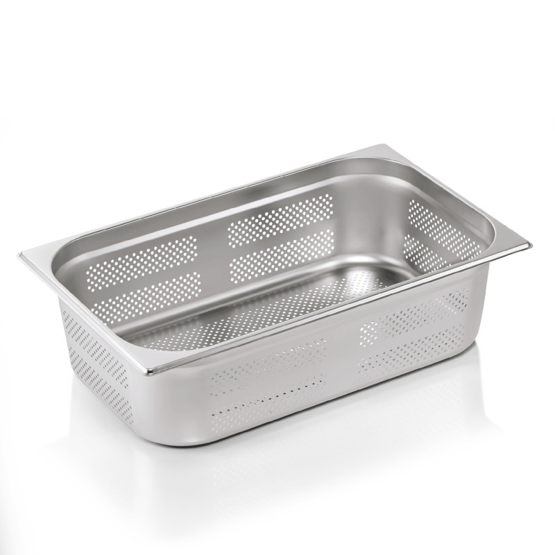 Bac inox perforé fond et côtés GN 1/1 H 150 mm 20 ltr (x6) GN ESSENTIALS professionnel - Was Germany  au meilleur prix sur Resto