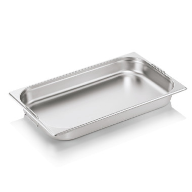 Bac inox GN 1/1 H 65 mm 9 ltr poignées rabattables GN CORE professionnel - Was Germany  au meilleur prix sur Restock CHR