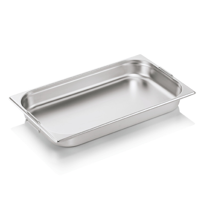 Bac inox GN 1/1 H 65 mm 9 ltr poignées rabattables GN CORE professionnel - Was Germany  au meilleur prix sur Restock CHR