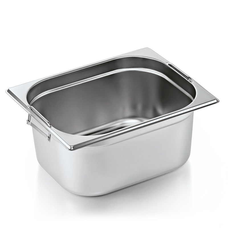 Bac inox GN 1/2 H 150 mm 8,7 ltr poignées rabattables GN CORE professionnel - Was Germany  au meilleur prix sur Restock CHR