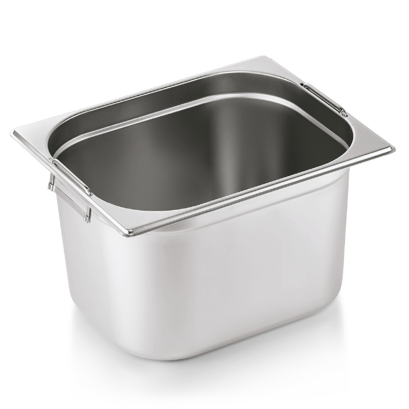 Bac inox GN 1/2 H 200 mm 11,5 ltr poignées rabattables GN CORE professionnel - Was Germany  au meilleur prix sur Restock CHR
