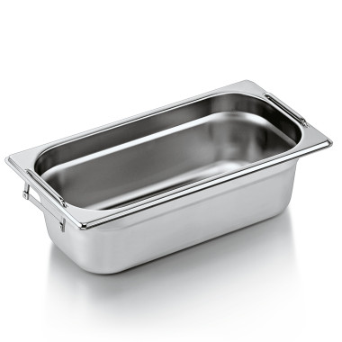 Bac inox GN 1/3 H 100 mm 4 ltr poignées rabattables GN CORE professionnel - Was Germany  au meilleur prix sur Restock CHR