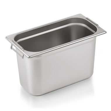 Bac inox GN 1/3 H 200 mm 7 ltr poignées rabattables GN CORE professionnel - Was Germany  au meilleur prix sur Restock CHR