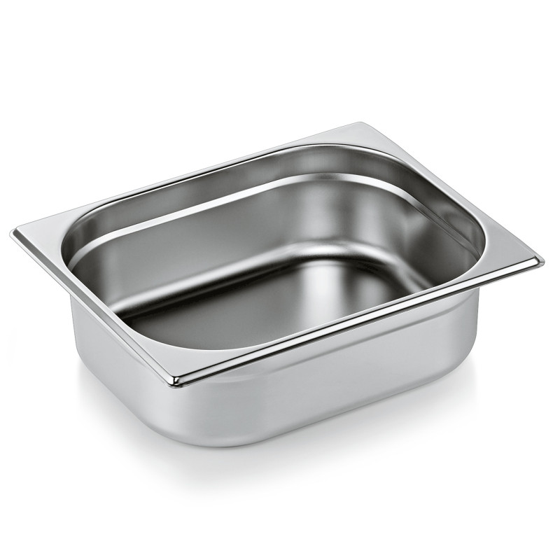 Bac inox GN 1/2 H 100 mm 6,5 ltr (x6) GN ESSENTIALS professionnel - Was Germany  au meilleur prix sur Restock CHR