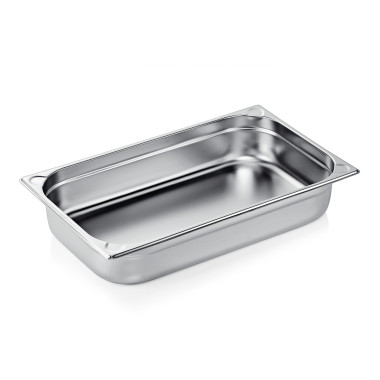 Bac inox GN 1/1 H 100 mm 13 ltr coins en U GN CORE professionnel - Was Germany  au meilleur prix sur Restock CHR