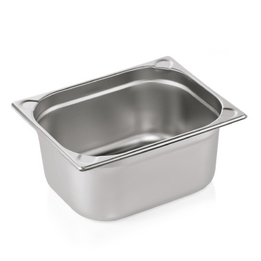 Bac inox GN 1/2 H 150 mm 8,7 ltr coins en U GN CORE professionnel - Was Germany  au meilleur prix sur Restock CHR