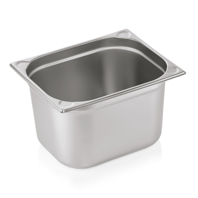 Bac inox GN 1/2 H 200 mm 11,5 ltr coins en U GN CORE professionnel - Was Germany  au meilleur prix sur Restock CHR