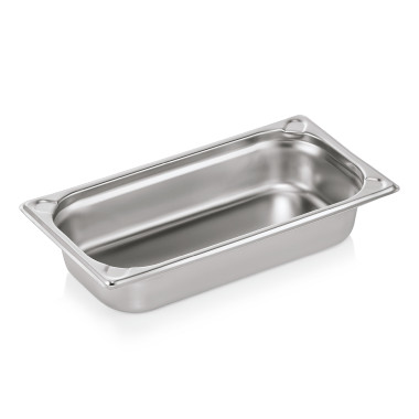 Bac inox GN 1/3 H 65 mm 2,5 ltr coins en U GN CORE professionnel - Was Germany  au meilleur prix sur Restock CHR