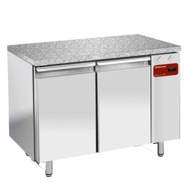 Table réfrigérée 2 portes 600 x 400 top -granit - Diamond  au meilleur prix sur Restock CHR