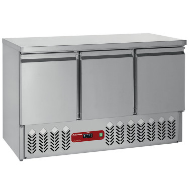 Table réfrigérée compact - 3 portes GN 1/1 - 380 l - Diamond  au meilleur prix sur Restock CHR