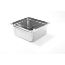Conteneur en acier inoxydable GN 2/3 - (h)100 mm - Finedine  au meilleur prix sur Restock CHR