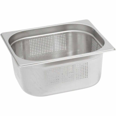 Bac gastro en acier perforé GN 1/2, H 65 mm - Stalgast  au meilleur prix sur Restock CHR