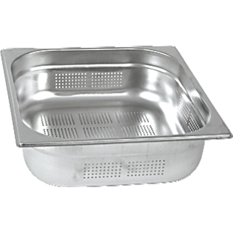 Bac gastro en acier perforé GN 1/2, H 65 mm - Stalgast  au meilleur prix sur Restock CHR