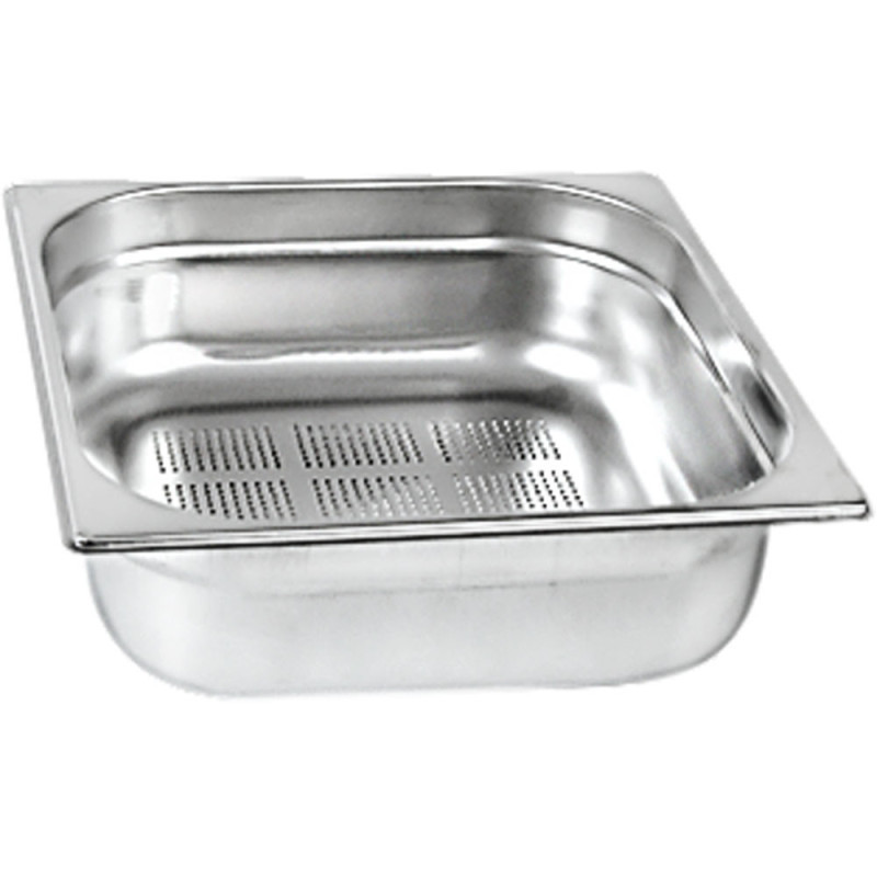 Bac gastro en acier perforé GN 2/3, H 65 mm - Stalgast  au meilleur prix sur Restock CHR