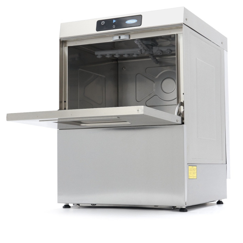 Lave-vaisselle encastrable - 50 x 50cm - avec vidange, distributeur de liquide de rinçage et de savon - écran digital - Maxima  