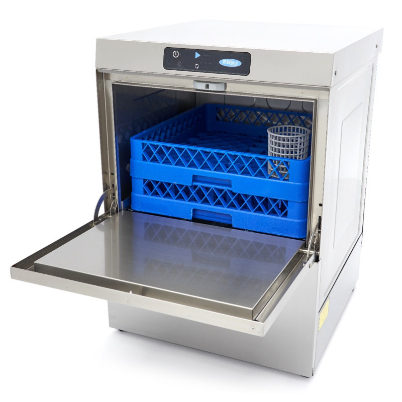 Lave-vaisselle encastrable - 50 x 50cm - avec vidange, distributeur de liquide de rinçage et de savon - écran digital - Maxima  