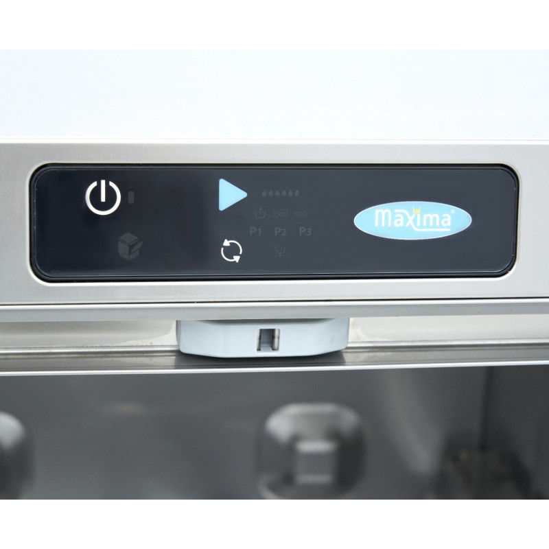 Lave-vaisselle encastrable - 50 x 50cm - avec vidange, distributeur de liquide de rinçage et de savon - écran digital - Maxima  