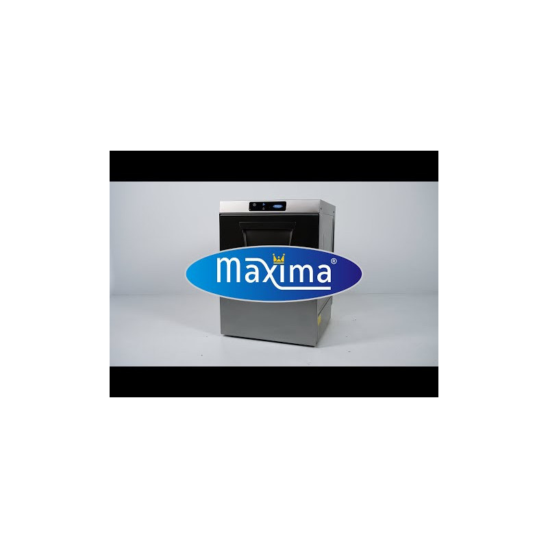 Lave-vaisselle encastrable - 50 x 50cm - avec vidange, distributeur de liquide de rinçage et de savon - écran digital - Maxima  