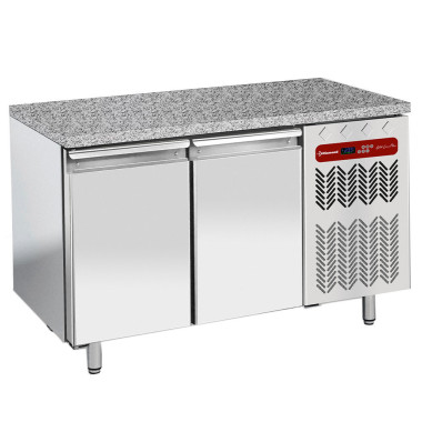 Table réfrigérée ventilée 2 portes top - granit - Diamond  au meilleur prix sur Restock CHR