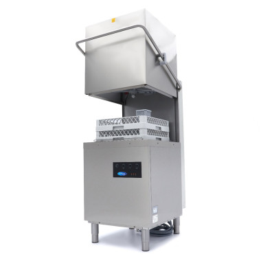 Lave-vaisselle automatique 50x50cm - 400V - Pompes de vidange, rinçage et savon - Silencieux - Maxima  au meilleur prix sur Rest