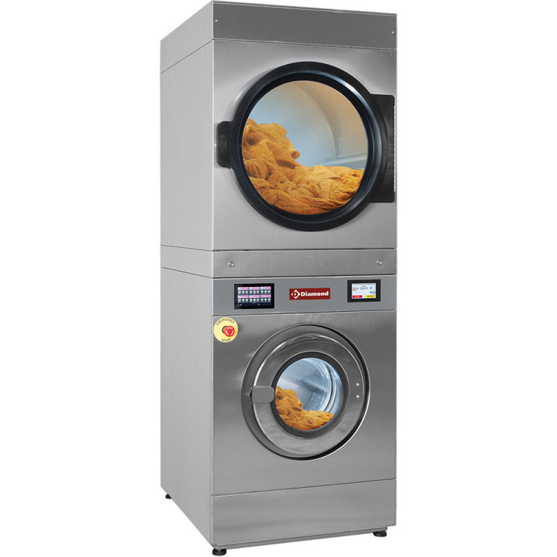 Lave-linge super essorage  séchoir rotatif - 18 kg - Diamond  au meilleur prix sur Restock CHR