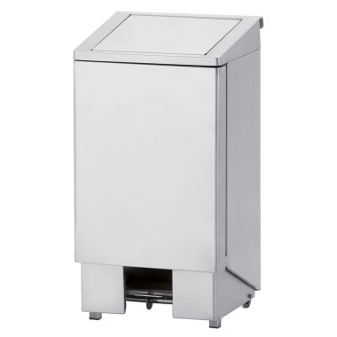 Poubelle inox à pédale couvercle avec vérin 120 litres - Diamond  au meilleur prix sur Restock CHR