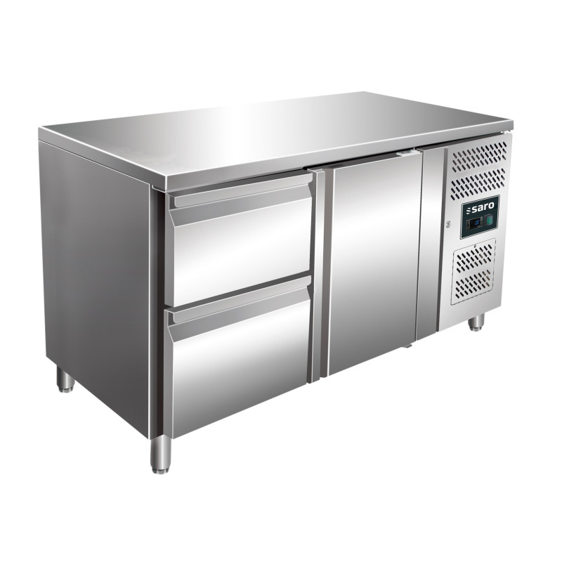 Table réfrigérée positive - 1 porte et 2 tiroirs - Profondeur 700 - Saro  au meilleur prix sur Restock CHR