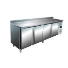 Table réfrigérée - 4 portes - Dosseret - Inox - Saro  au meilleur prix sur Restock CHR