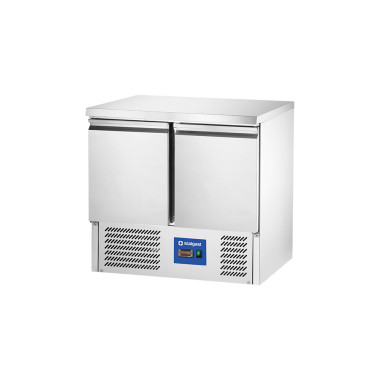Table réfrigérée à 2 portes, groupe de réfrigération en bas, V 240 L - Stalgast  au meilleur prix sur Restock CHR