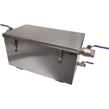 Séparateur de Graisses - 80 L - Acier Inoxydable - Anti-odeurs - Pieds Réglables - Restauration - Saro  au meilleur prix sur Res